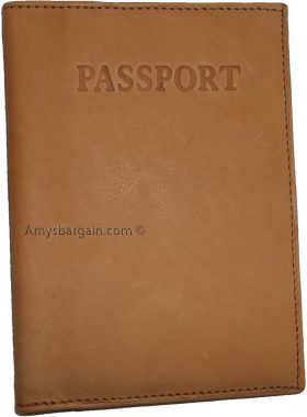 New leather one size fits all passport case plus credit ATM debit card spaces