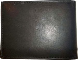 New style leather man's wallets 2 suede lined billfolds 1 zip 4 credit cards ID - Image 9