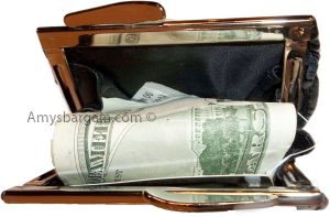 New women's leather framed change purse coin bag ladies wallet mini purse BN - Image 5