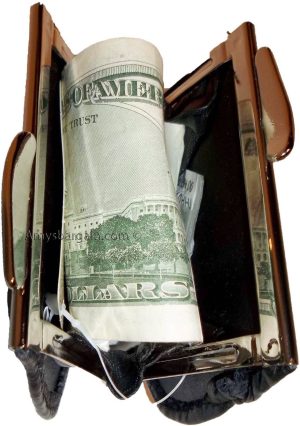 New women's leather framed change purse coin bag ladies wallet mini purse BN - Image 7