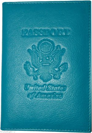 RFID passport case genuine leather passport cover USA leather passport holder - Image 3