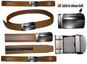 Real Leather Men’s Beltcsiz (M) Automatic lock Dress & Casual belt. Fashion belt