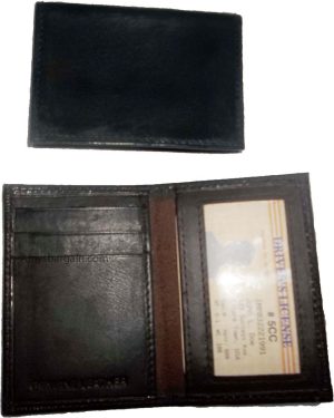 Slim leather Business Credit Card ID card picture Holder business card ID case - Image 13