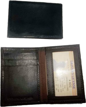 Slim leather Business Credit Card ID card picture Holder business card ID case - Image 6