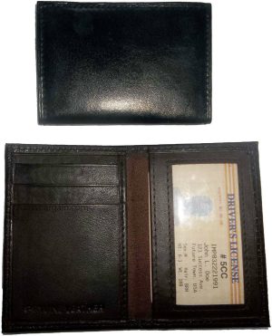 Slim leather Business Credit Card ID card picture Holder business card ID case - Image 7