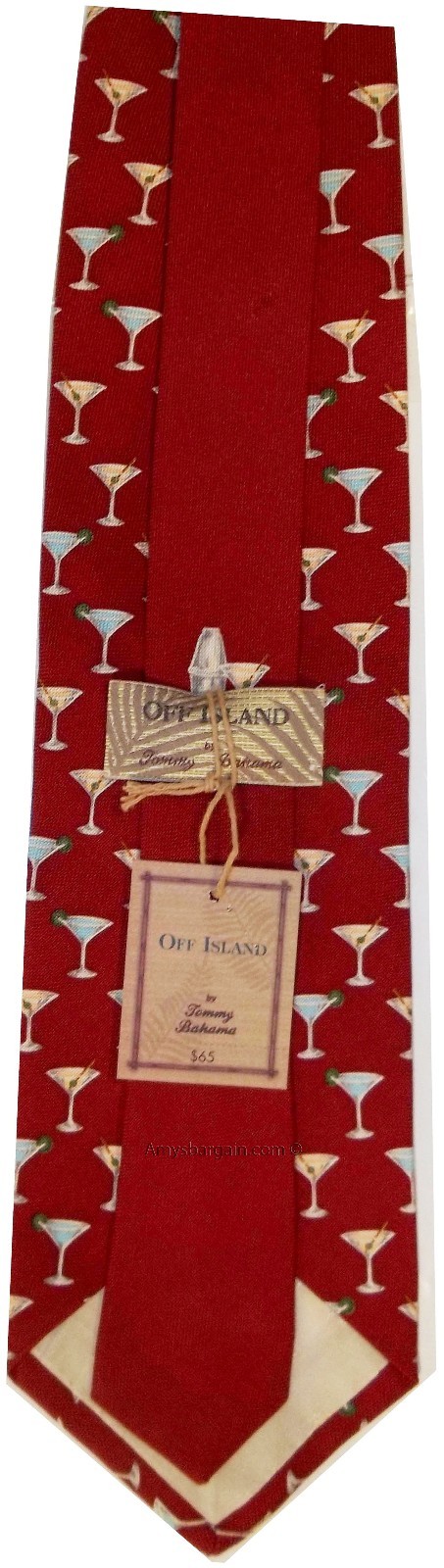 TOMMY BAHAMA Tie: Man's tie. 100% Silk Man’s Neck wear made in USA Cravat Br New - Image 6