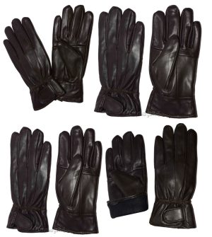 Men's gloves leather gloves real leather men's winter gloves lined warm gloves - Image 13