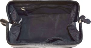 Women/Man's Large Leather Grooming bag Cosmetic Make up case toiletry case New 1 - Image 5