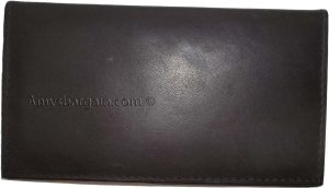 Women/Man's Leather Checkbook cover 4 bill pockets coin purse 7 card + ID BN new - Image 8