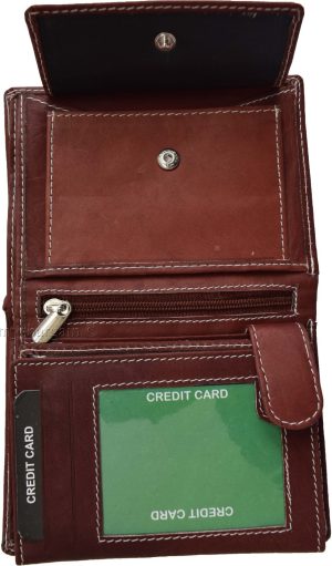 Women's Compact Wallet, Bi-fold wallet unbranded 3 ID wallet change purse Br new - Image 10