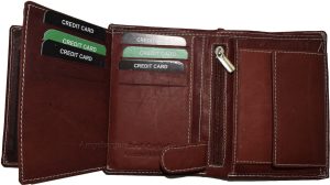 Women's Compact Wallet, Bi-fold wallet unbranded 3 ID wallet change purse Br new