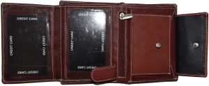 Women's Compact Wallet, Bi-fold wallet unbranded 3 ID wallet change purse Br new - Image 6