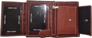 Women's Compact Wallet, Bi-fold wallet unbranded 3 ID wallet change purse Br new - Image 7