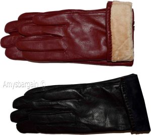 Women's Gloves Leather Dress Gloves Warm Winter Leather Gloves - Image 8