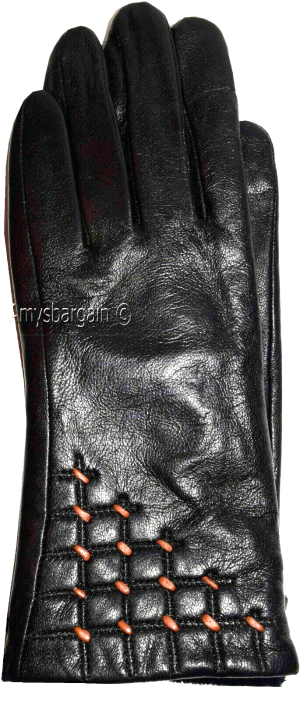 Women's Gloves Size (M) Leather Dress Gloves Warm Black Winter Leather Gloves - Image 5
