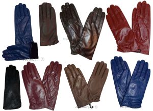 Women's Soft leather lined leather gloves warm winter gloves new ladies gloves