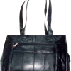 Women's leather tote bag purse new carry on bag black leather shopping tote bag