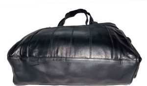 Women's leather tote bag purse new carry on bag black leather shopping tote bag - Image 10