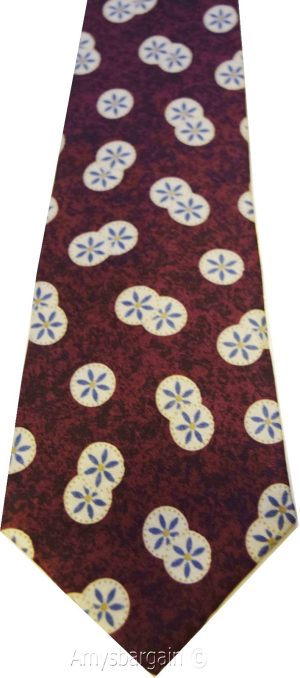 guess neck tie 100% silk tie neck wear made in USA new designer tie - Image 3