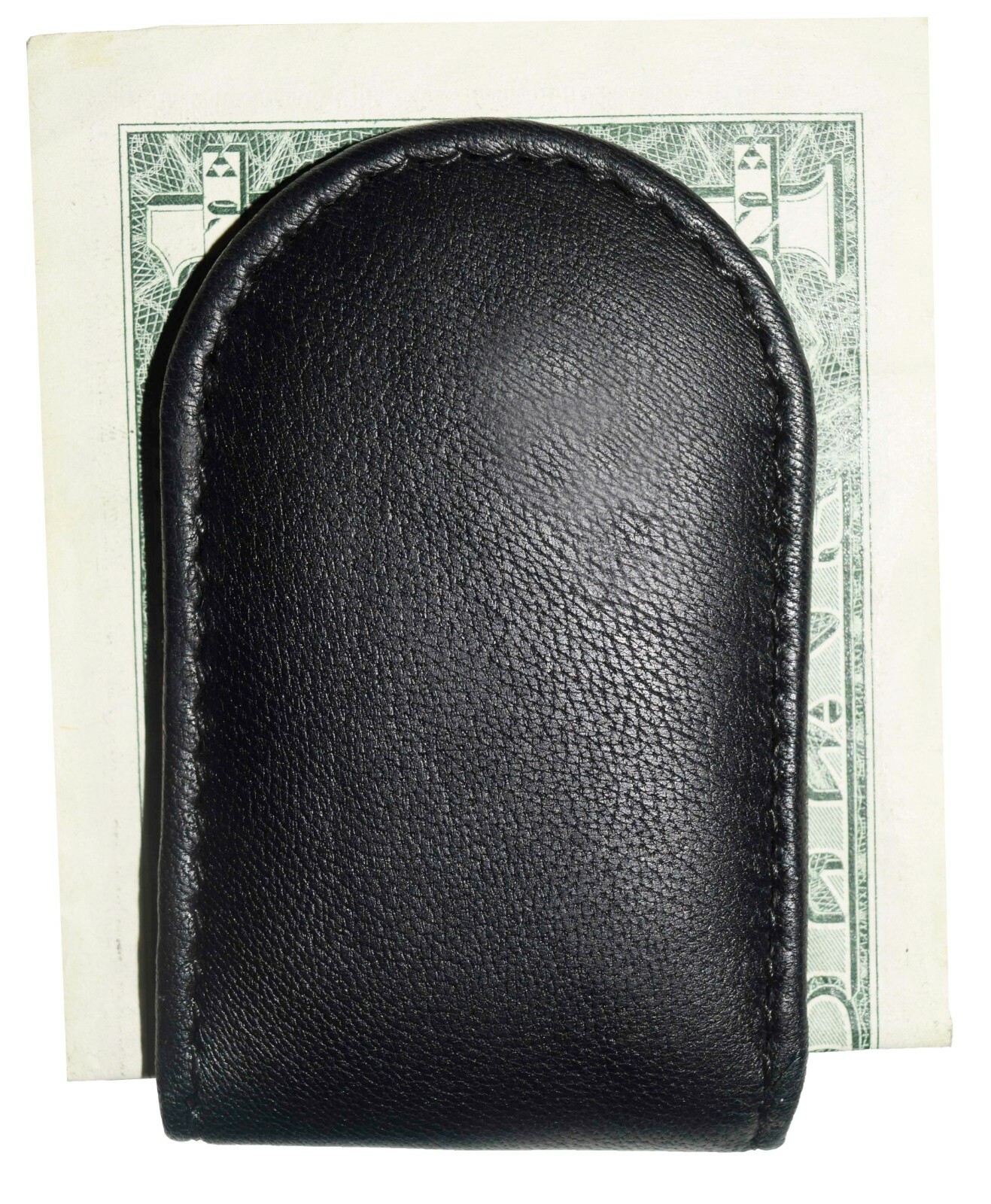 leather mini money clip magnetic money clip holds a stock of bills brand new - Image 7