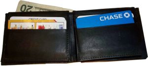 lot of 2 men's bi fold leather wallet brown 12 cards 2 id billfold wallet br new - Image 11