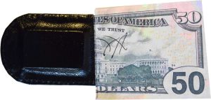 lot of 2 new lizard printed leather money clip unbranded money clip bi-fold - Image 8