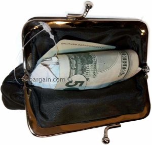 lot of 2 new women's leather change purse coin bag wallet bag hand coin case bn. - Image 10