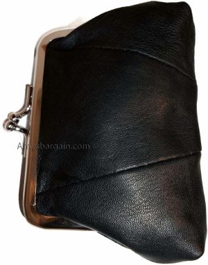 lot of 2 new women's leather change purse coin bag wallet bag hand coin case bn. - Image 7