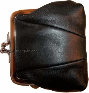 lot of 2 new women's leather change purse coin bag wallet bag hand coin case bn - Image 11