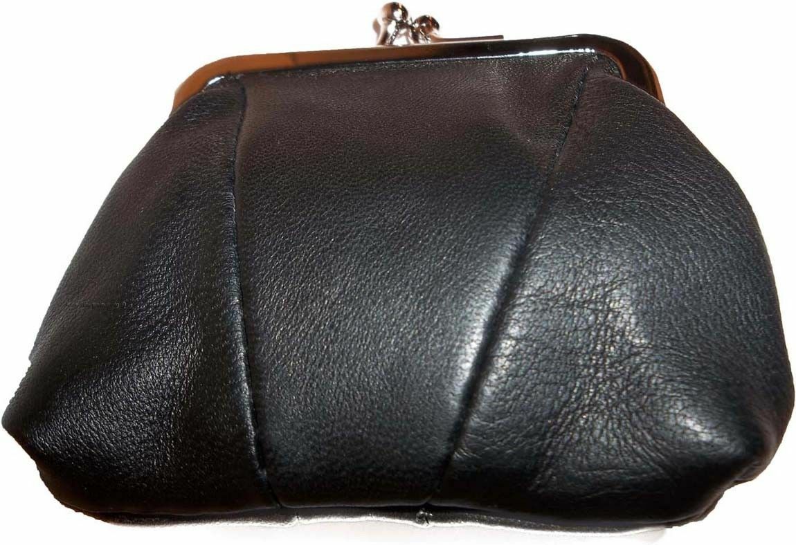 lot of 2 new women's leather change purse coin bag wallet bag hand coin case bn - Image 6