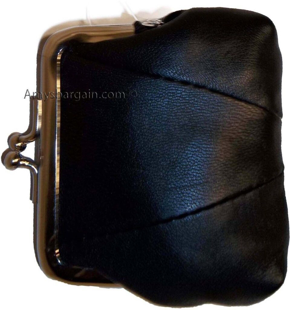 lot of 2 new women's leather change purse coin bag wallet bag hand coin case bn - Image 7