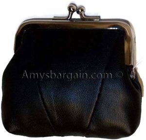 lot of 2 new women's leather change purse coin bag wallet bag hand coin case bn - Image 9