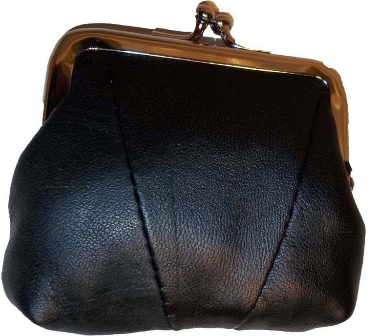 lot of 2 new women's leather change purse coin bag wallet bag hand coin case bn - Image 10