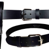 men's belt size large solid leather belt. men's new black strong leather belt.
