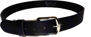 men's belt size large solid leather belt. men's new black strong leather belt. - Image 3