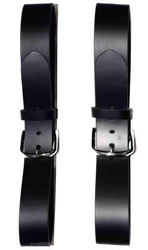 men's belt size large solid leather belt. men's new black strong leather belt. - Image 4