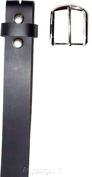 men's belt size large solid leather belt. men's new black strong leather belt. - Image 8