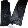 woman's soft leather gloves beautiful warm winter gloves.
