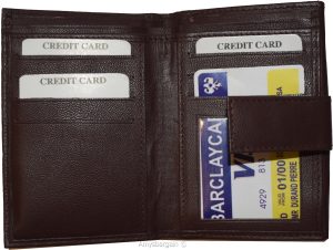 women's wallet compact billfold credit card id women's genuine leather wallet - Image 9