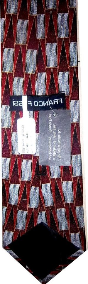 100% silk Men's neck tie. silk tie Designer Tie Franco Forssi Milan neck wear BN - Image 5