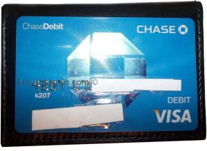 2 Black skinny leather 6 business and credit card case, leather card case BNWT - Image 5