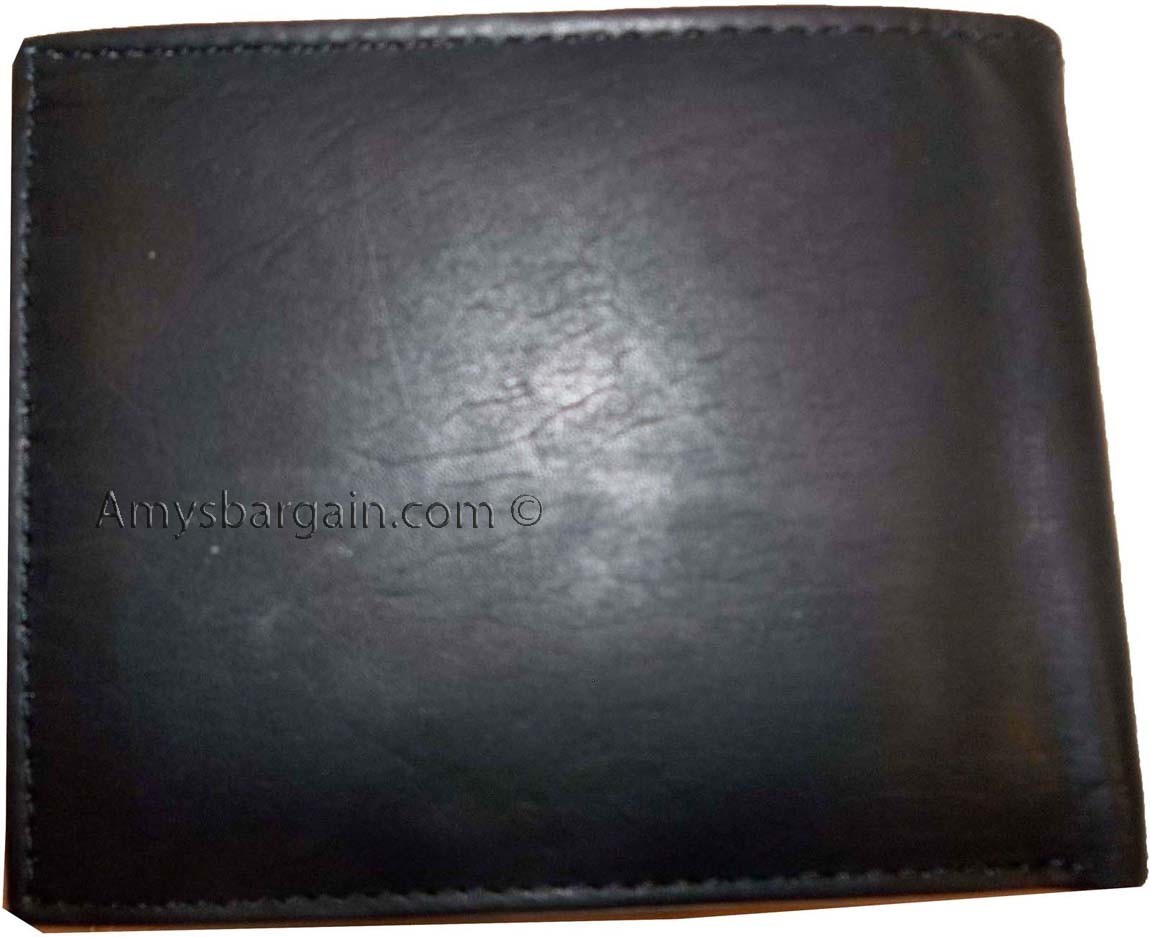 3 New Men's bi-fold Leather Wallet 7 credit card ID Change purse 2 bill slot BN - Image 12