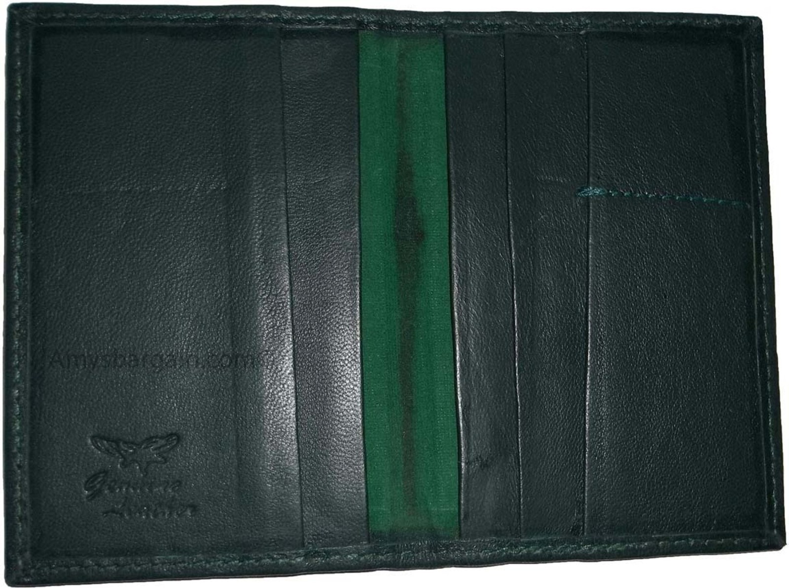 4 New USA Leather passport case wallet credit ATM card spaces brand nwt - Image 7