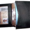 Business card case leather credit card holder 30 plus card case id case br new
