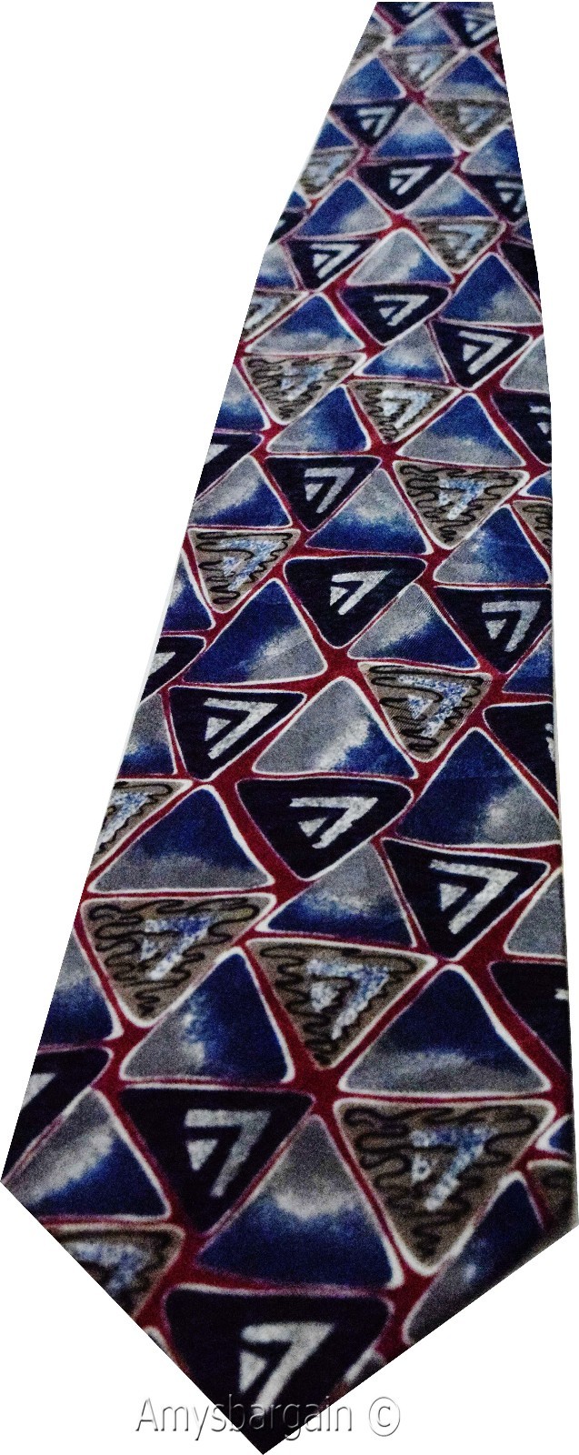 Calvin Klein Neck Tie, 100% Silk tie, Neck wear Made in USA, Designer tie #14 - Image 8