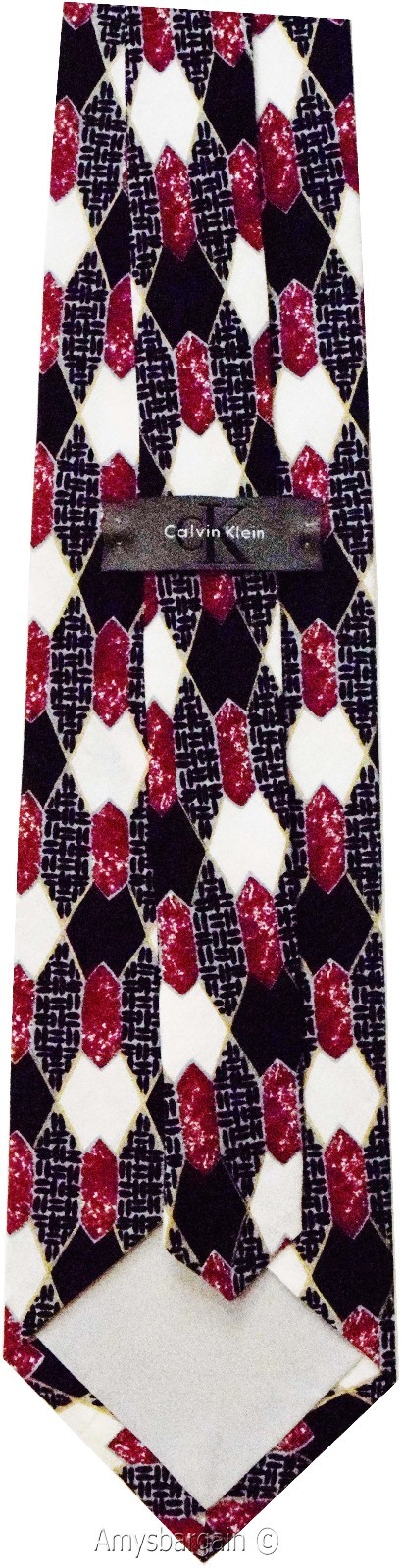 Calvin Klein Neck Tie, 100% Silk tie, Neck wear Made in USA, New Designer tie - Image 4