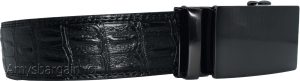 Crocodile skin printed leather men's ratchet belt casual adjustable auto buckle - Image 10