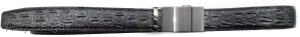 Crocodile skin printed leather men's ratchet belt casual adjustable auto buckle - Image 13