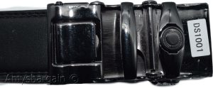Crocodile skin printed leather men's ratchet belt casual adjustable auto buckle - Image 5