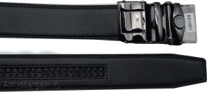 Crocodile skin printed leather men's ratchet belt casual adjustable auto buckle - Image 6